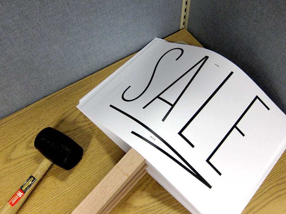 "Needless: Sale Signs" by Ryan Hageman is licensed under CC BY-NC-SA 2.0.